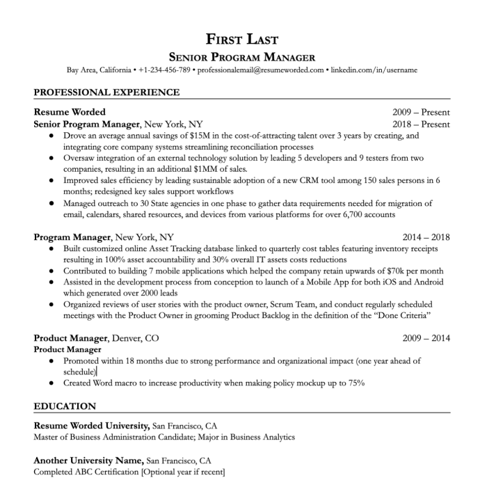 Building a Strong Resume